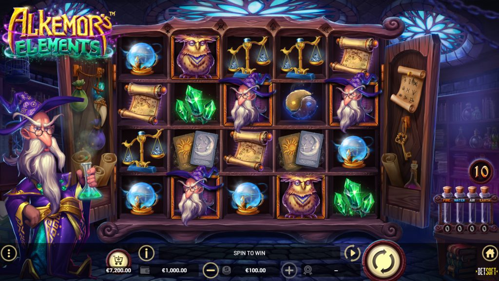 Unleash Magical Mastery: Alkemor's Elements Slot Review